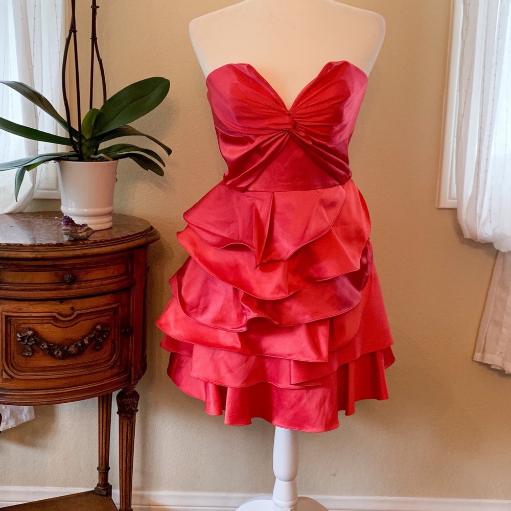 HP🌹 Karen Millen Silk Statement Folded Cocktail Dress